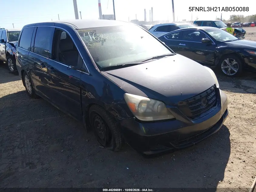 HONDA ODYSSEY 2010, VIN 5FNRL3H21AB050088