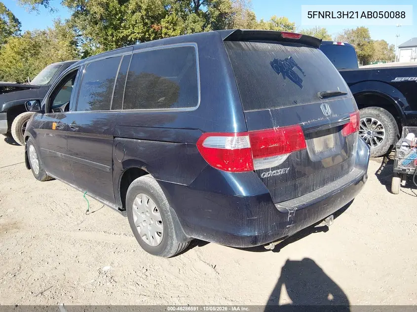 2010 HONDA ODYSSEY VIN 5FNRL3H21AB050088 — фото 3
