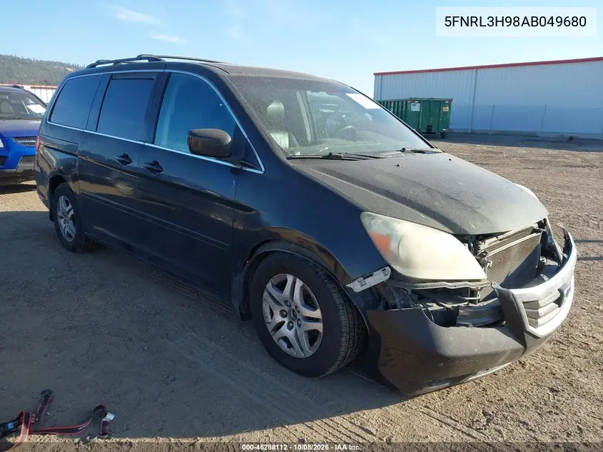 HONDA ODYSSEY 2010, VIN 5FNRL3H98AB049680