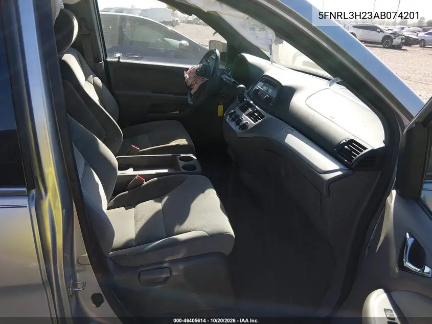 2010 HONDA ODYSSEY VIN 5FNRL3H23AB074201 — фото 5