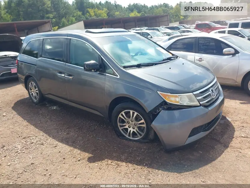 HONDA ODYSSEY 2011, VIN 5FNRL5H64BB065927