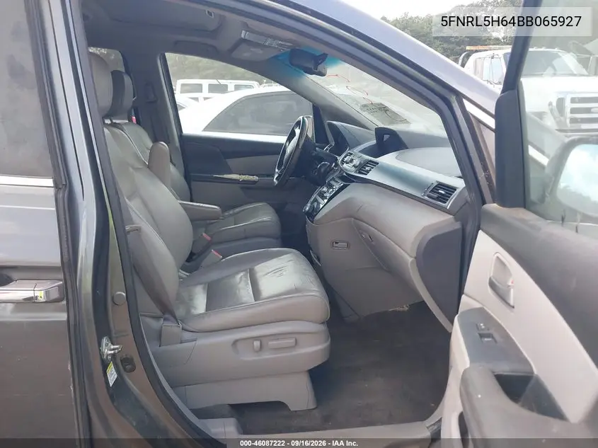 2011 HONDA ODYSSEY VIN 5FNRL5H64BB065927 — фото 5