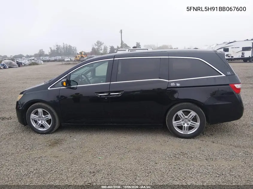 2011 HONDA ODYSSEY VIN 5FNRL5H91BB067600 — фото 15