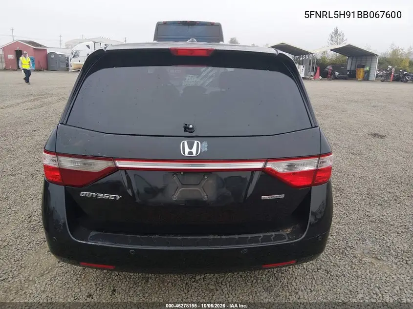 2011 HONDA ODYSSEY VIN 5FNRL5H91BB067600 — фото 17