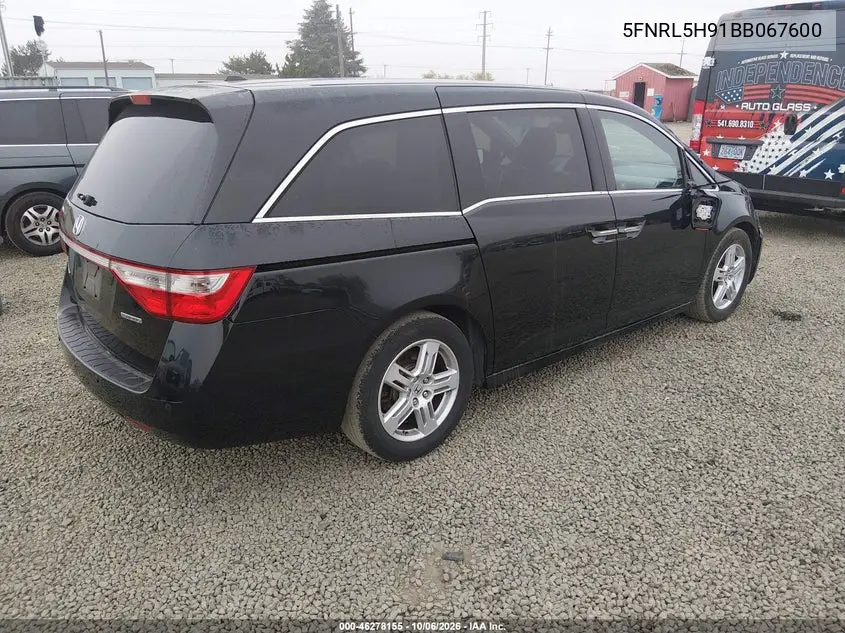 2011 HONDA ODYSSEY VIN 5FNRL5H91BB067600 — фото 4