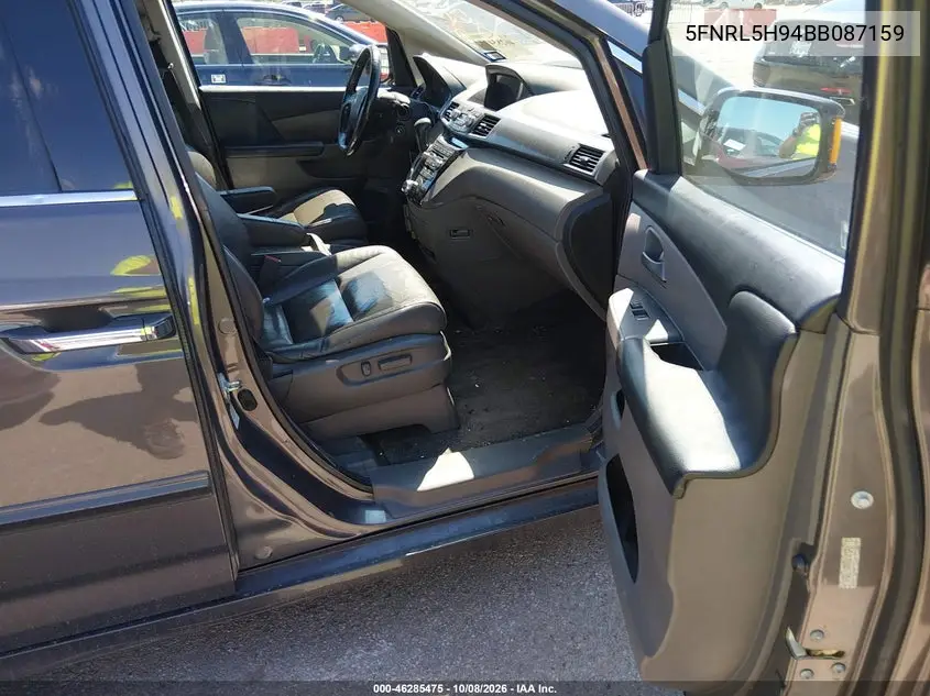 2011 HONDA ODYSSEY VIN 5FNRL5H94BB087159 — фото 5