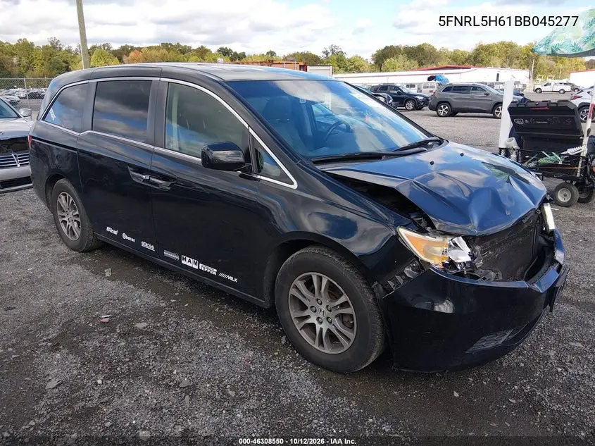 HONDA ODYSSEY 2011, VIN 5FNRL5H61BB045277
