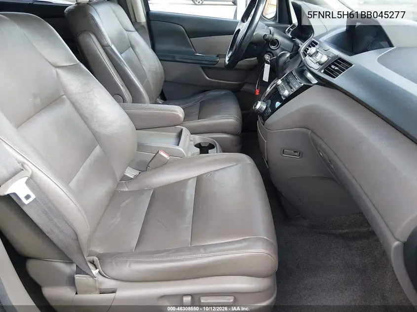 2011 HONDA ODYSSEY VIN 5FNRL5H61BB045277 — фото 5
