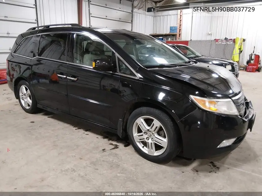 HONDA ODYSSEY 2011, VIN 5FNRL5H90BB037729