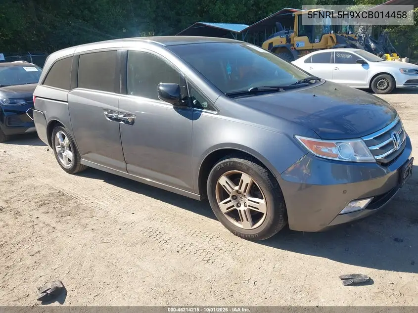 HONDA ODYSSEY 2012, VIN 5FNRL5H9XCB014458