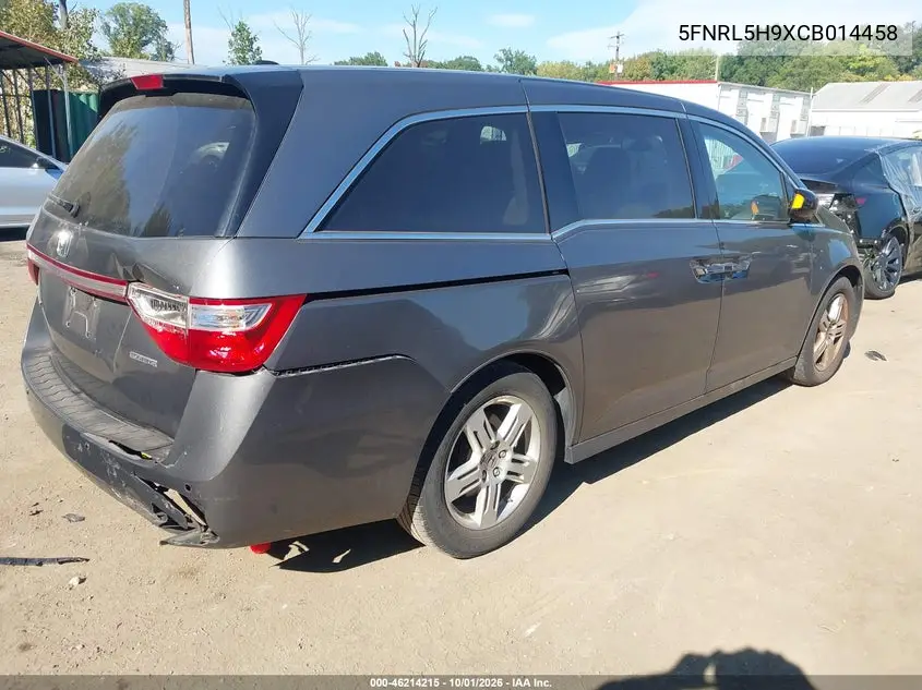 2012 HONDA ODYSSEY VIN 5FNRL5H9XCB014458 — фото 4