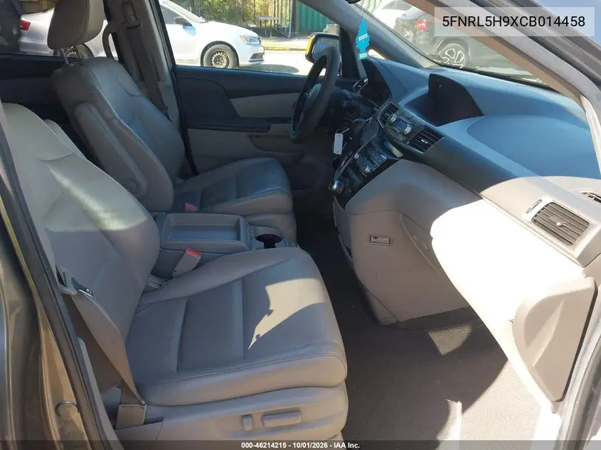 2012 HONDA ODYSSEY VIN 5FNRL5H9XCB014458 — фото 5