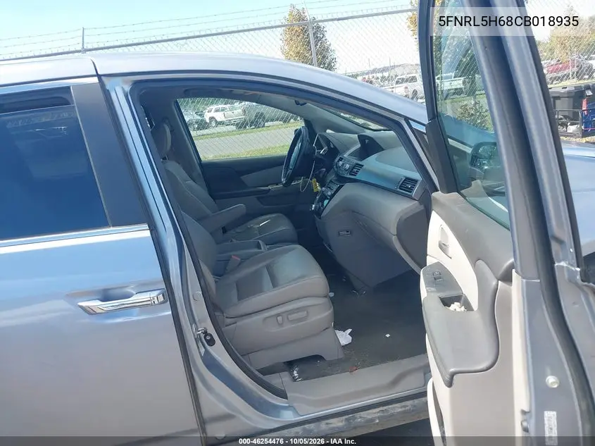 2012 HONDA ODYSSEY VIN 5FNRL5H68CB018935 — фото 5