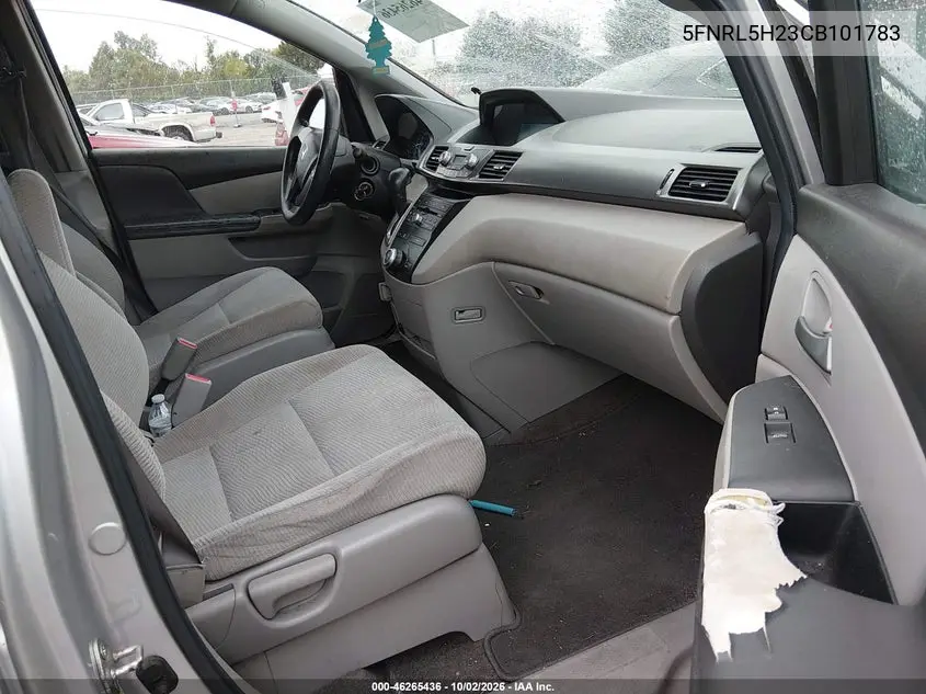 2012 HONDA ODYSSEY VIN 5FNRL5H23CB101783 — фото 5