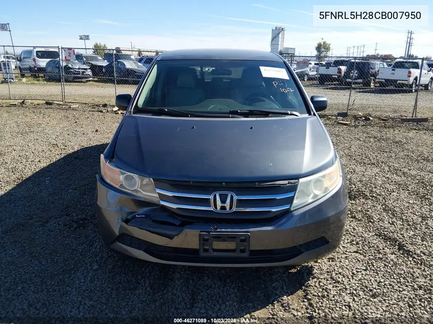 2012 HONDA ODYSSEY VIN 5FNRL5H28CB007950 — фото 13