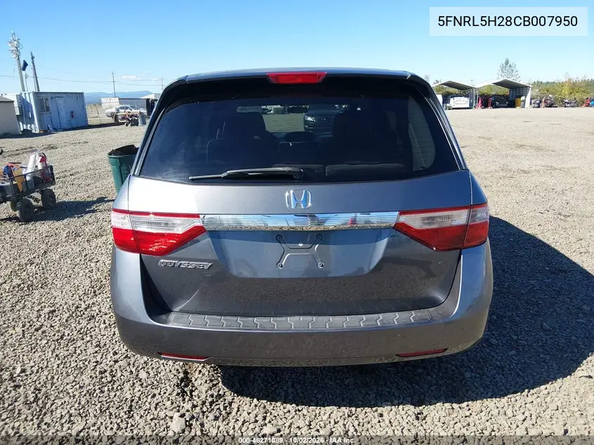 2012 HONDA ODYSSEY VIN 5FNRL5H28CB007950 — фото 17