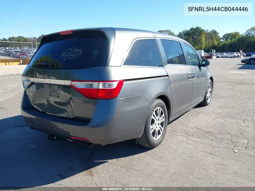 2012 HONDA ODYSSEY VIN 5FNRL5H44CB044446 — фото 4