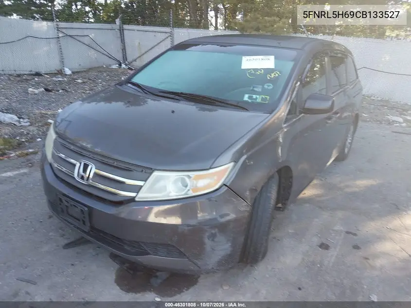 2012 HONDA ODYSSEY VIN 5FNRL5H69CB133527 — фото 2