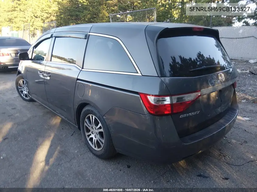 2012 HONDA ODYSSEY VIN 5FNRL5H69CB133527 — фото 3