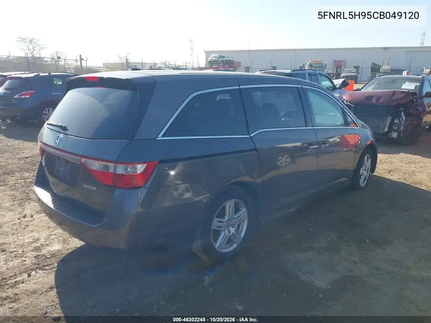 2012 HONDA ODYSSEY VIN 5FNRL5H95CB049120 — фото 4