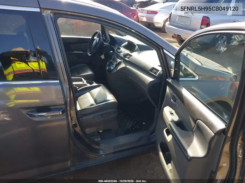 2012 HONDA ODYSSEY VIN 5FNRL5H95CB049120 — фото 5