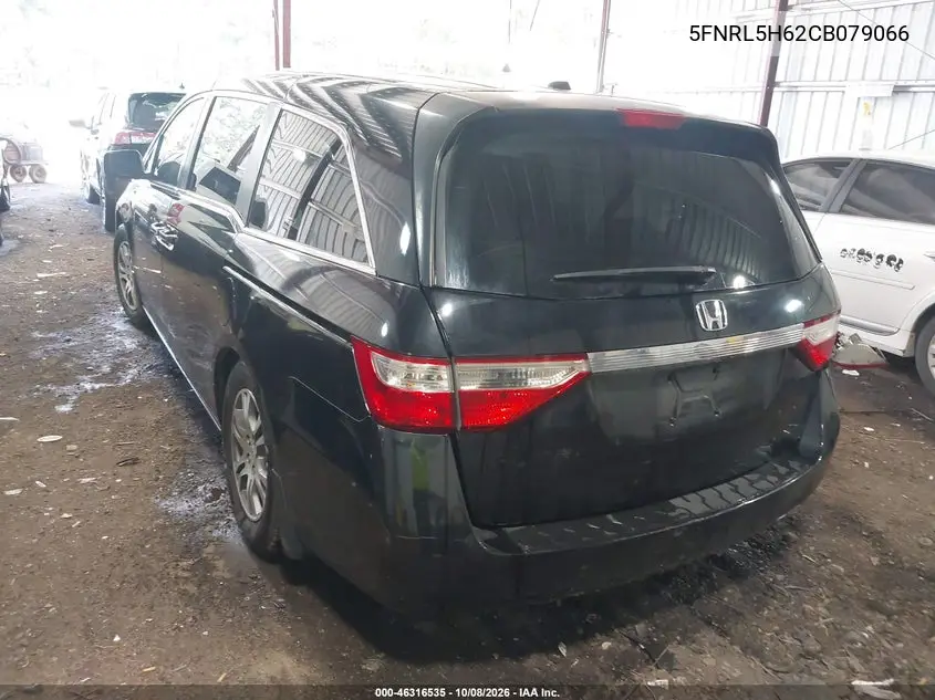 2012 HONDA ODYSSEY VIN 5FNRL5H62CB079066 — фото 3