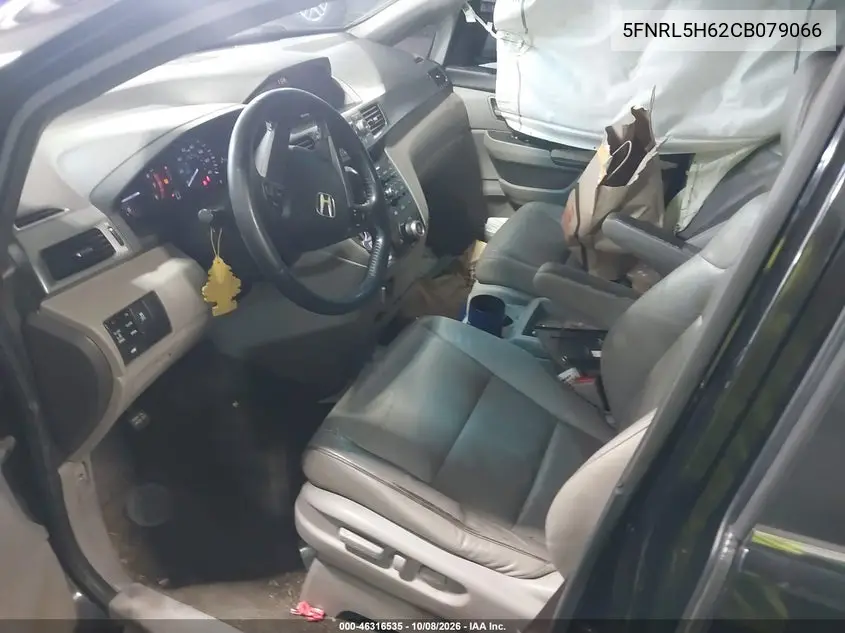 2012 HONDA ODYSSEY VIN 5FNRL5H62CB079066 — фото 5