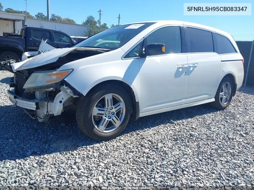 2012 HONDA ODYSSEY VIN 5FNRL5H95CB083347 — фото 2
