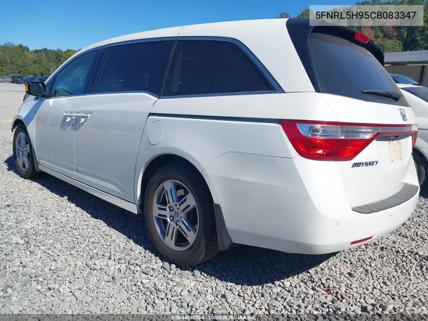 2012 HONDA ODYSSEY VIN 5FNRL5H95CB083347 — фото 3