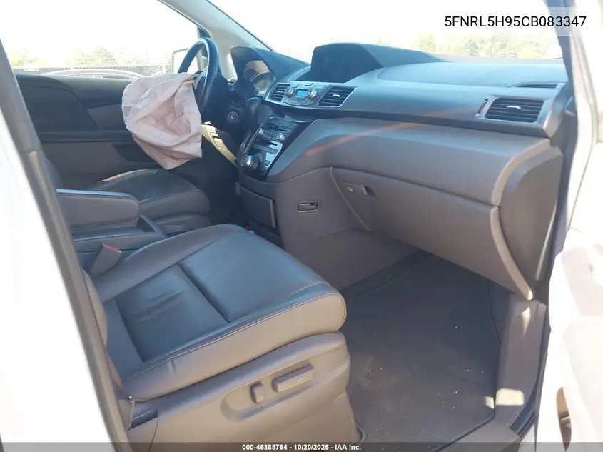 2012 HONDA ODYSSEY VIN 5FNRL5H95CB083347 — фото 5