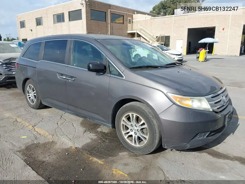 HONDA ODYSSEY 2012, VIN 5FNRL5H69CB132247