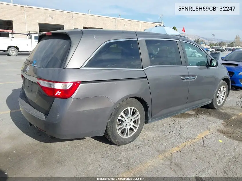 2012 HONDA ODYSSEY VIN 5FNRL5H69CB132247 — фото 4