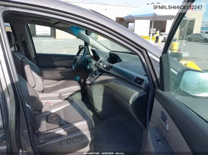 2012 HONDA ODYSSEY VIN 5FNRL5H69CB132247 — фото 5