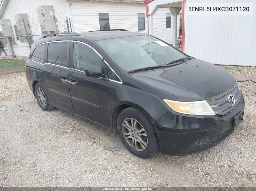 HONDA ODYSSEY 2012, VIN 5FNRL5H4XCB071120