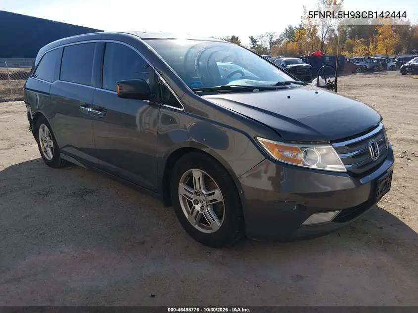 HONDA ODYSSEY 2012, VIN 5FNRL5H93CB142444