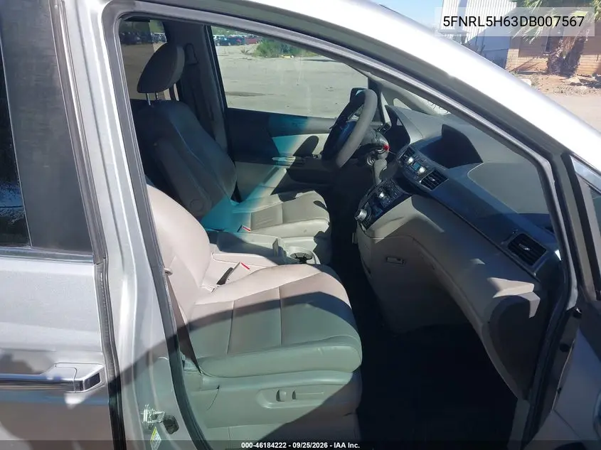 2013 HONDA ODYSSEY VIN 5FNRL5H63DB007567 — фото 5