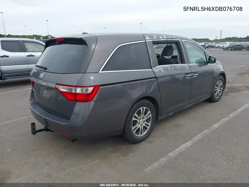 2013 HONDA ODYSSEY VIN 5FNRL5H6XDB076708 — фото 4