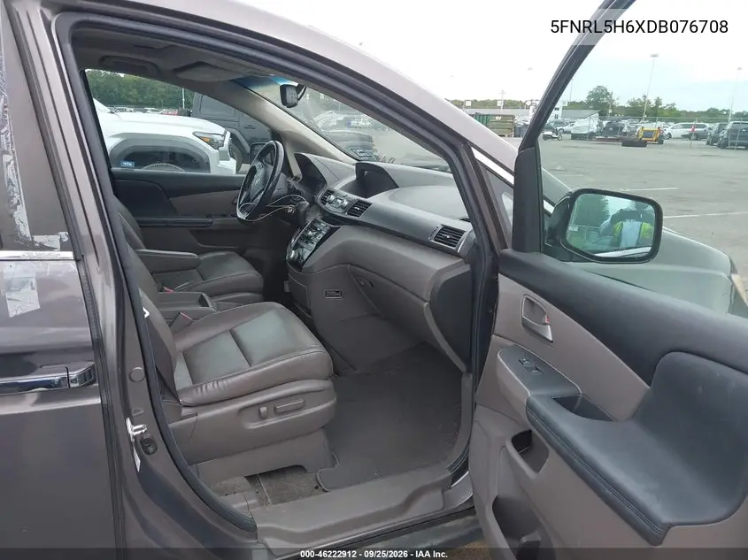 2013 HONDA ODYSSEY VIN 5FNRL5H6XDB076708 — фото 5