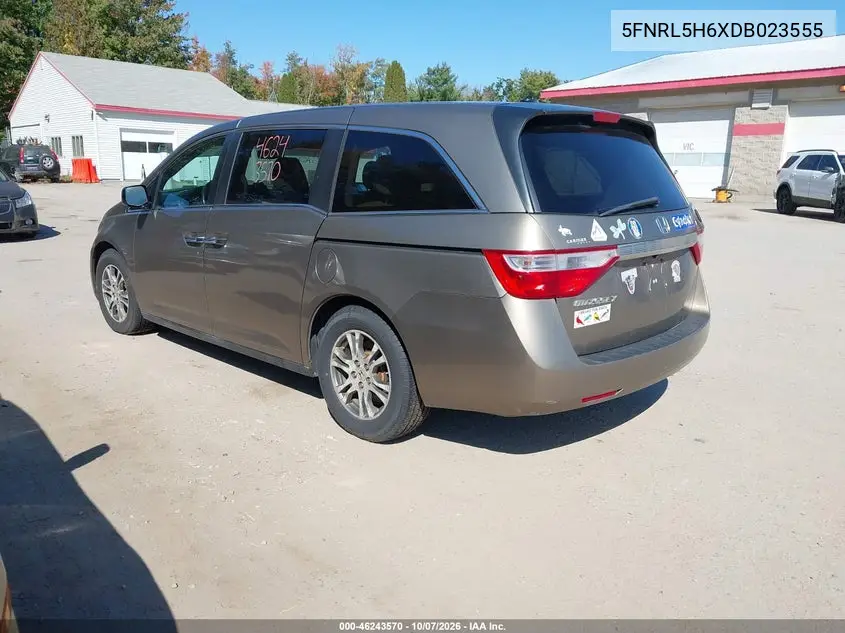 2013 HONDA ODYSSEY VIN 5FNRL5H6XDB023555 — фото 3