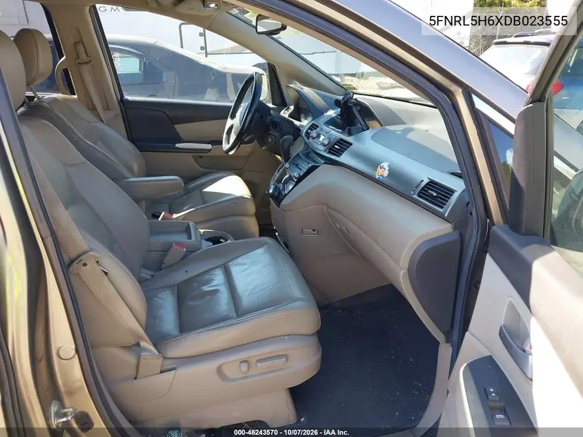 2013 HONDA ODYSSEY VIN 5FNRL5H6XDB023555 — фото 5
