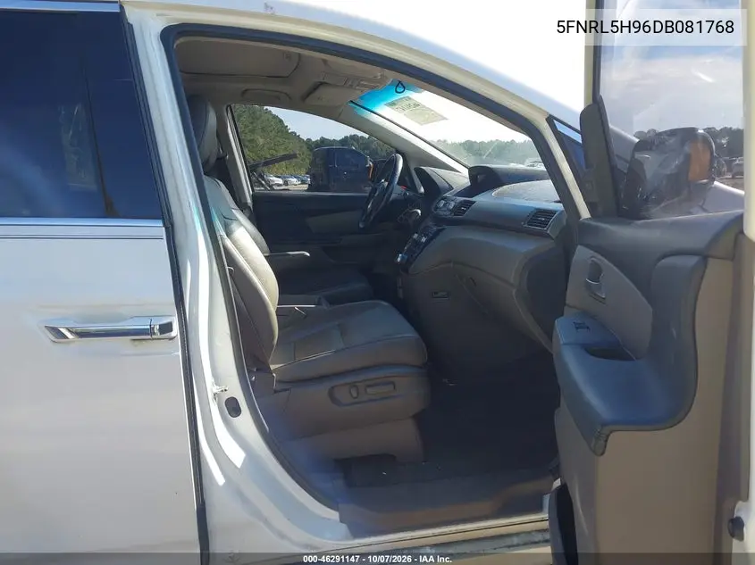 2013 HONDA ODYSSEY VIN 5FNRL5H96DB081768 — фото 5