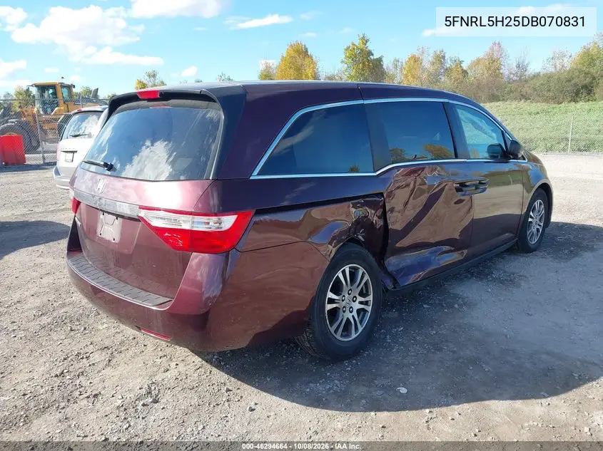2013 HONDA ODYSSEY VIN 5FNRL5H25DB070831 — фото 4