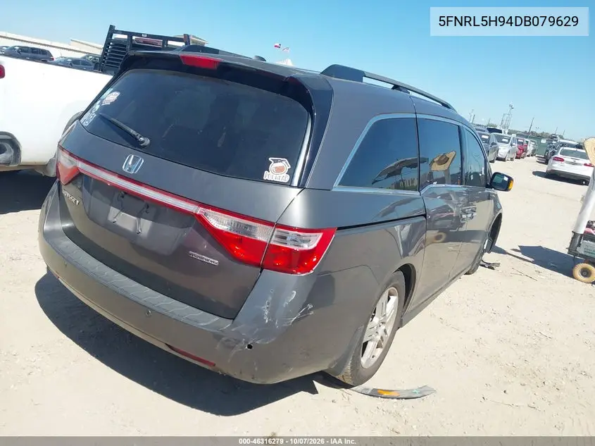 2013 HONDA ODYSSEY VIN 5FNRL5H94DB079629 — фото 4