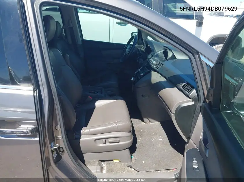 2013 HONDA ODYSSEY VIN 5FNRL5H94DB079629 — фото 5