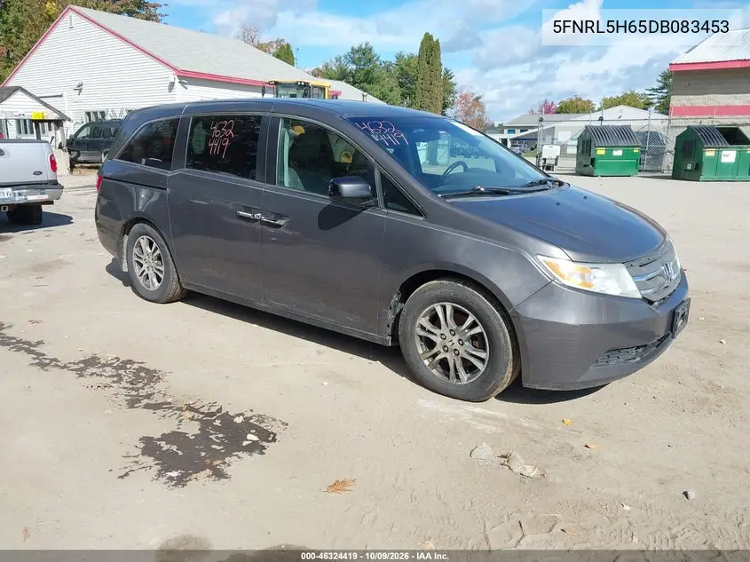 HONDA ODYSSEY 2013, VIN 5FNRL5H65DB083453