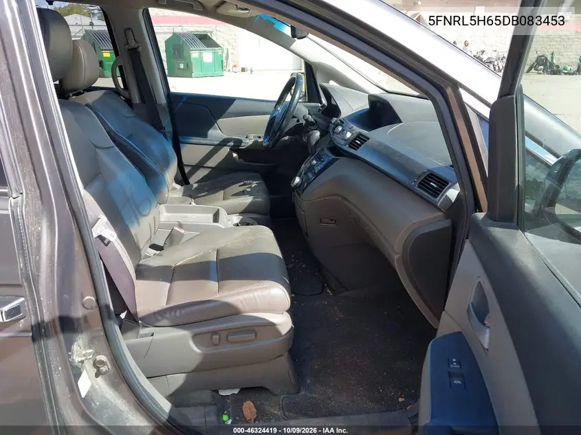 2013 HONDA ODYSSEY VIN 5FNRL5H65DB083453 — фото 5