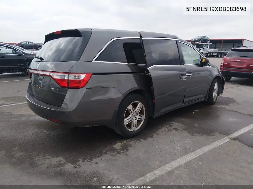 2013 HONDA ODYSSEY VIN 5FNRL5H9XDB083698 — фото 4