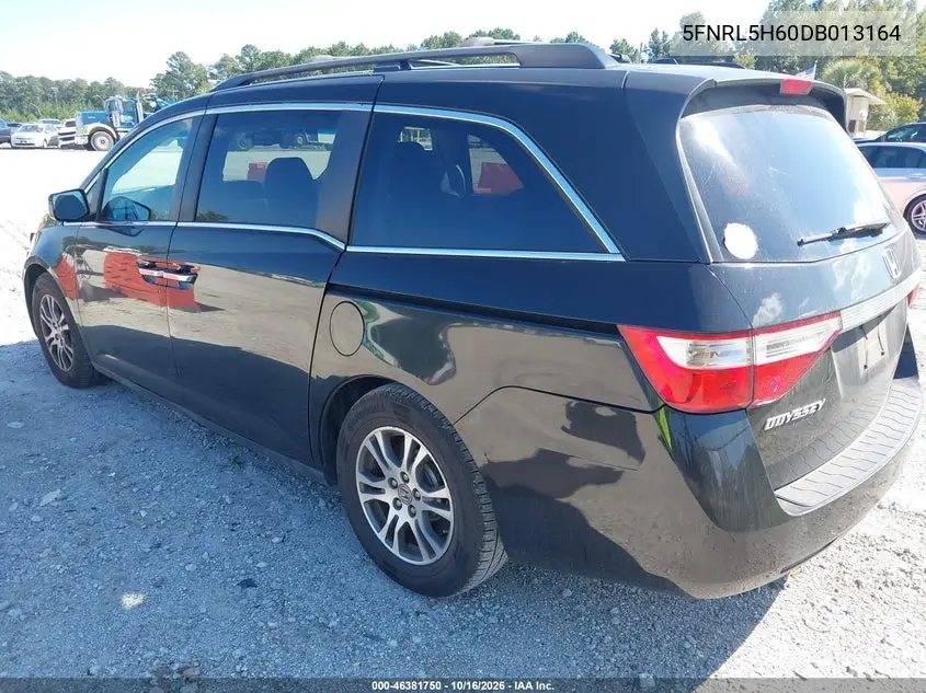 2013 HONDA ODYSSEY VIN 5FNRL5H60DB013164 — фото 3