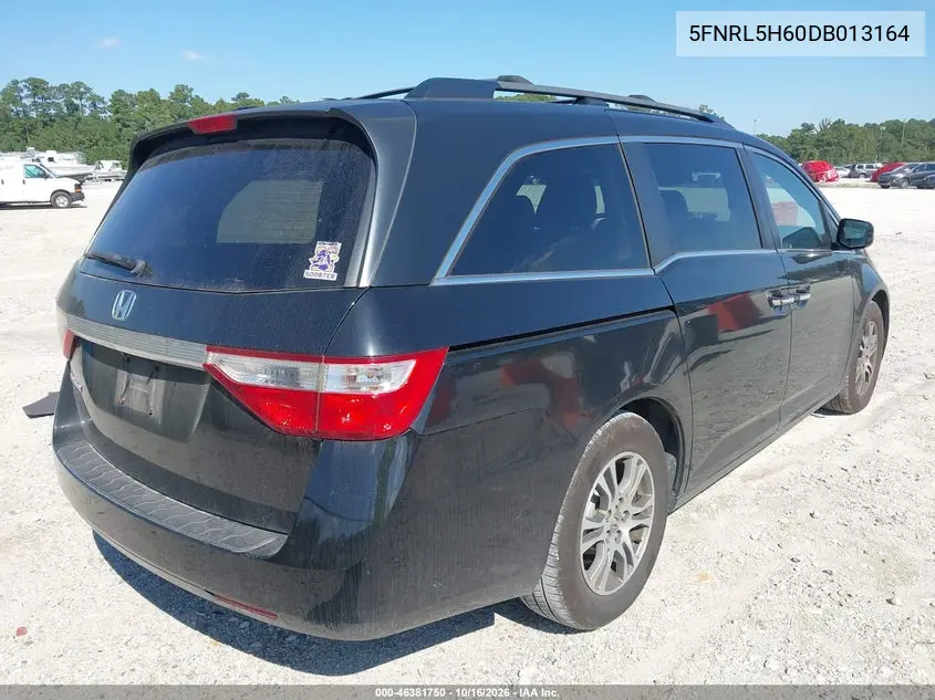 2013 HONDA ODYSSEY VIN 5FNRL5H60DB013164 — фото 4