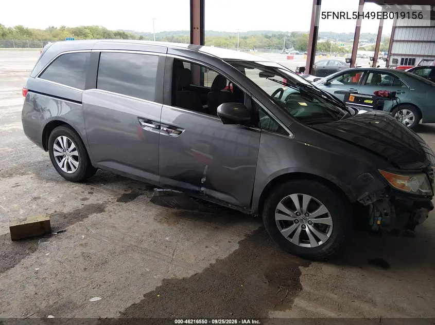 HONDA ODYSSEY 2014, VIN 5FNRL5H49EB019156